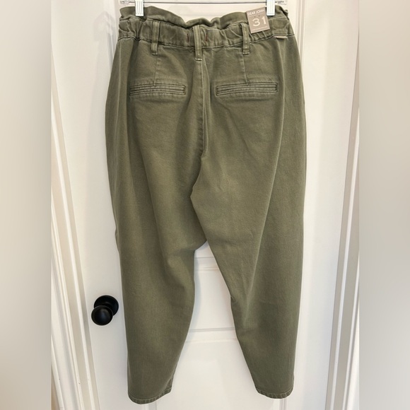 Women’s Dear John SUPER HIGH RISE NOAH PALMER GREEN Straight Leg Pant size 31 - Picture 4 of 7